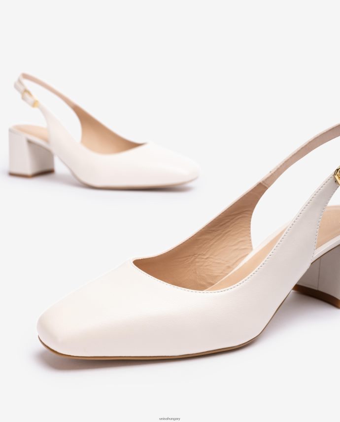 Unisa széles sarokkal visszakötve nők J4PJX0496 fehér