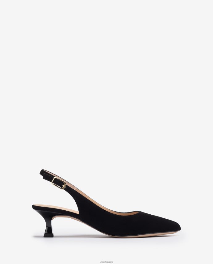 Unisa velúr heveder vissza nők J4PJX0520 fekete