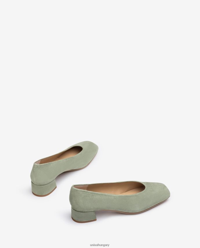 Unisa V-vágású felső szivattyú nők J4PJX0584 zöld