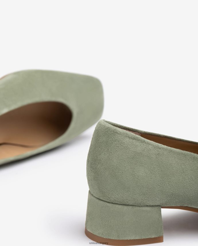 Unisa V-vágású felső szivattyú nők J4PJX0584 zöld