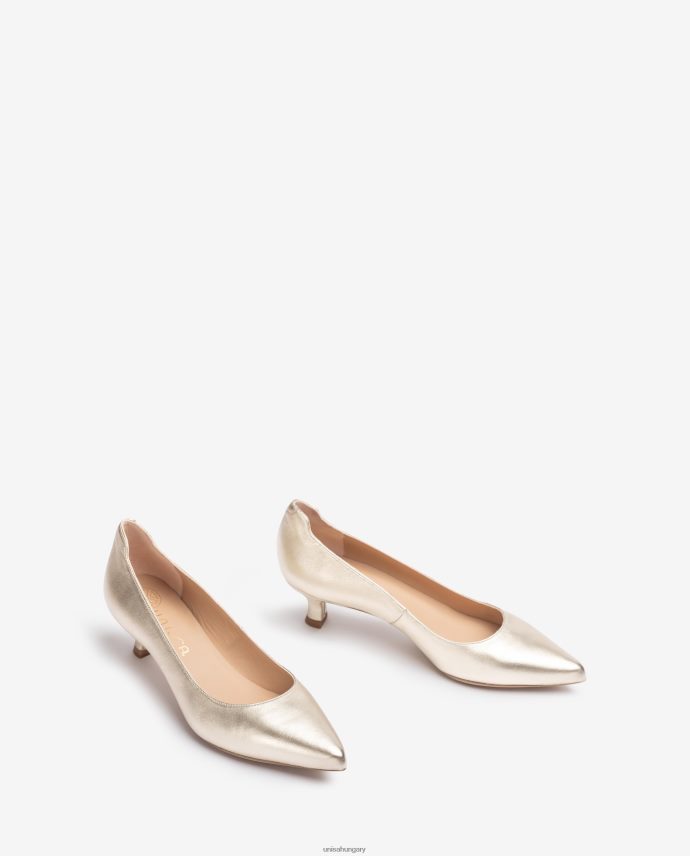 Unisa fémes hatású hegyes lábujj pumpa nők J4PJX0559 kecses