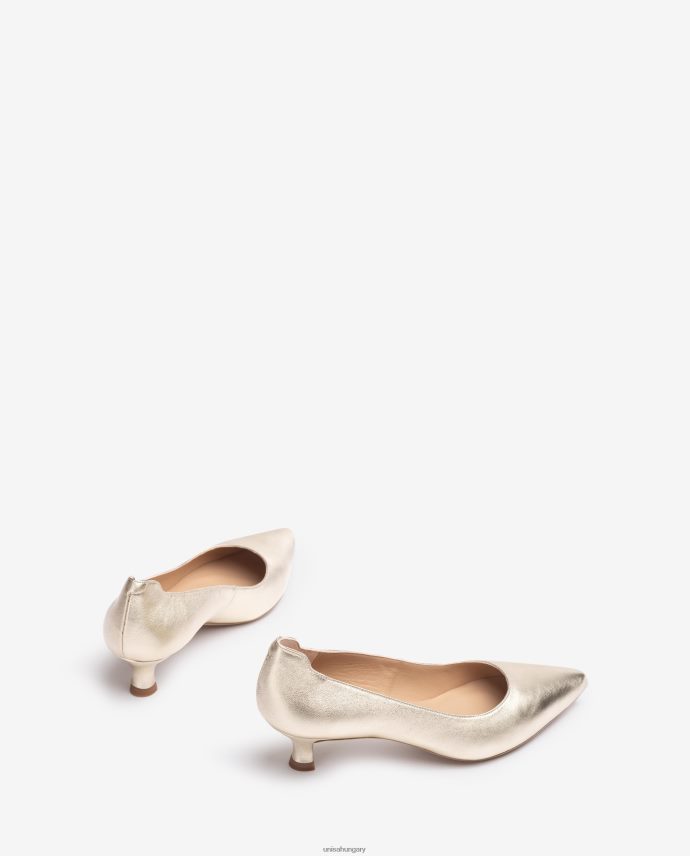 Unisa fémes hatású hegyes lábujj pumpa nők J4PJX0559 kecses