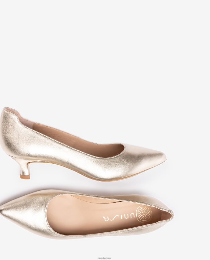 Unisa fémes hatású hegyes lábujj pumpa nők J4PJX0559 kecses