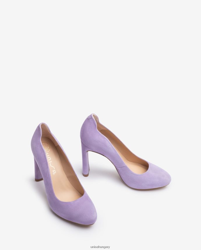 Unisa magas sarkú cipő belső platformmal nők J4PJX0569 lila