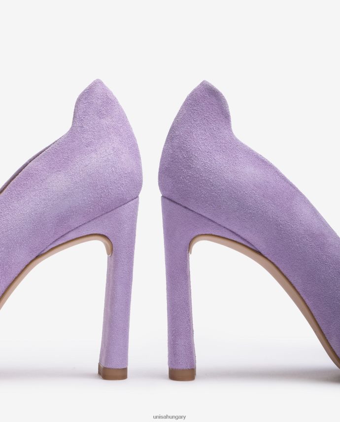Unisa magas sarkú cipő belső platformmal nők J4PJX0569 lila