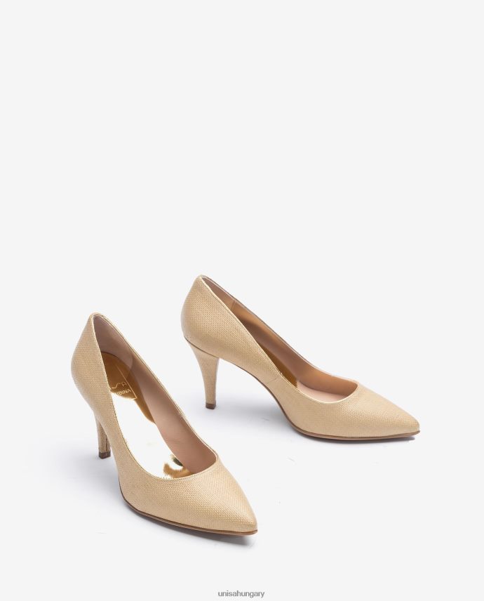 Unisa rafiában készült szivattyú nők J4PJX01326 barna