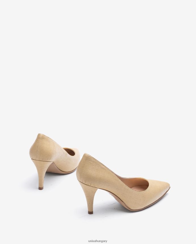 Unisa rafiában készült szivattyú nők J4PJX01326 barna