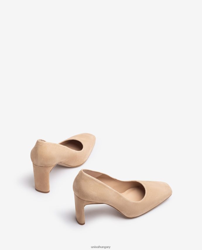 Unisa szögletes orrú pumpa nők J4PJX0550 bézs