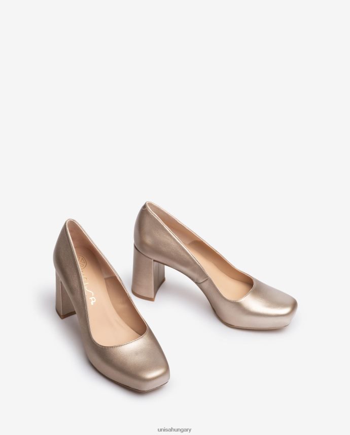 Unisa szögletes orrú pumpa platformmal nők J4PJX0557 divat
