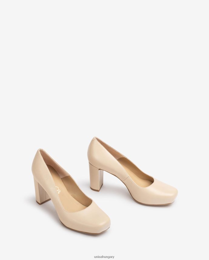 Unisa szögletes orrú pumpa platformmal nők J4PJX0594 divat