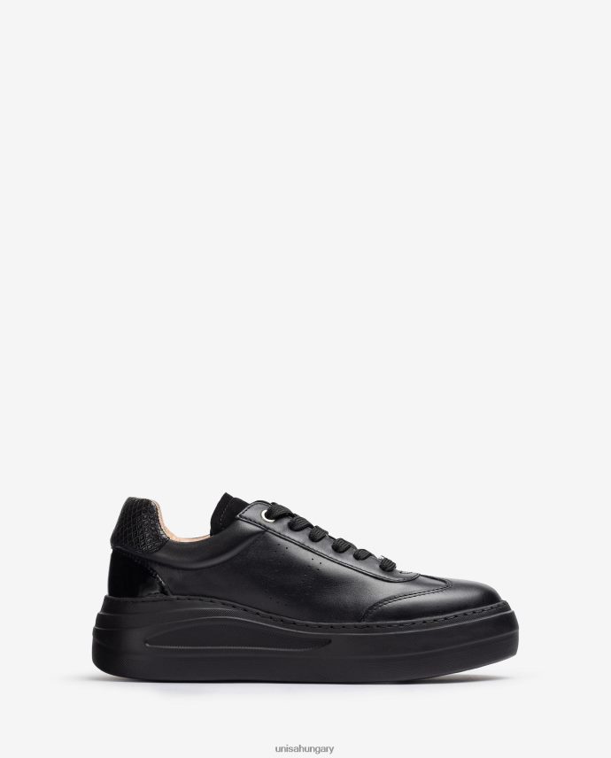 Unisa bőr sportcipő maxi talppal nők J4PJX01292 fekete