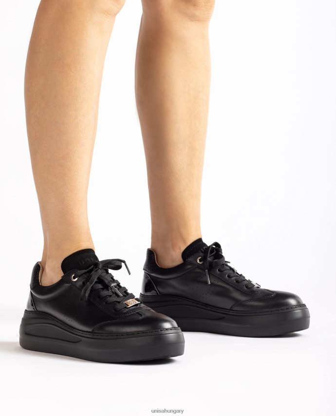 Unisa bőr sportcipő maxi talppal nők J4PJX01292 fekete