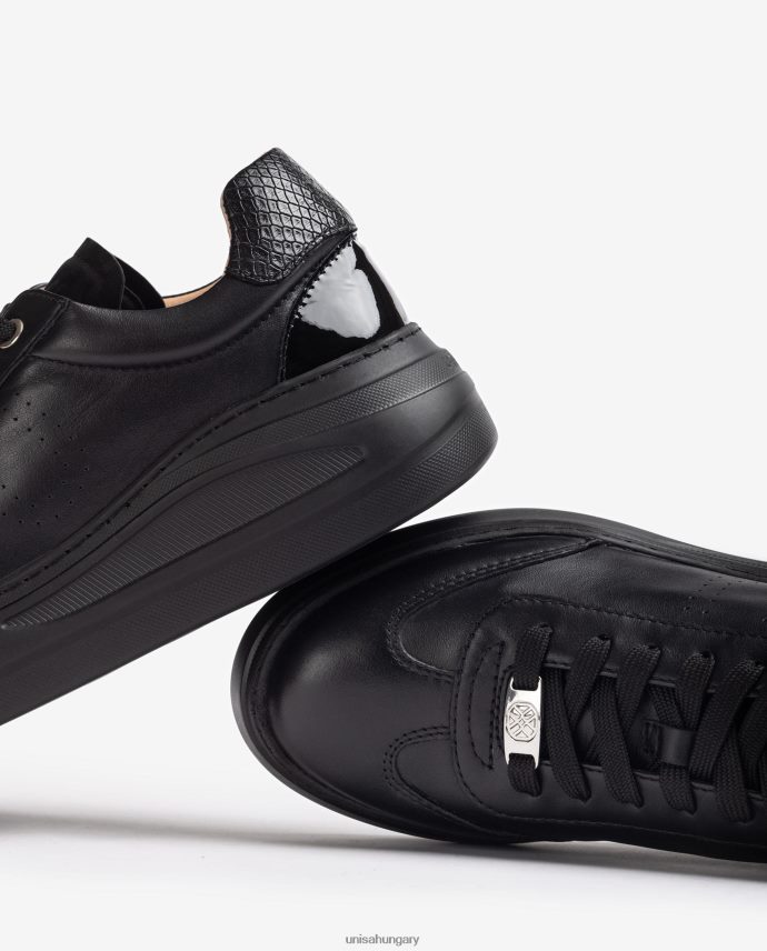 Unisa bőr sportcipő maxi talppal nők J4PJX01292 fekete