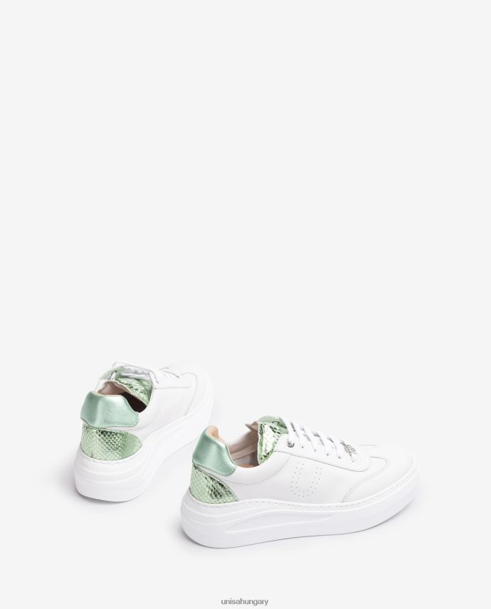 Unisa bőr tornacipő maxi talppal nők J4PJX0662 fehér