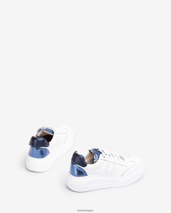 Unisa bőr tornacipő maxi talppal nők J4PJX0663 fehér