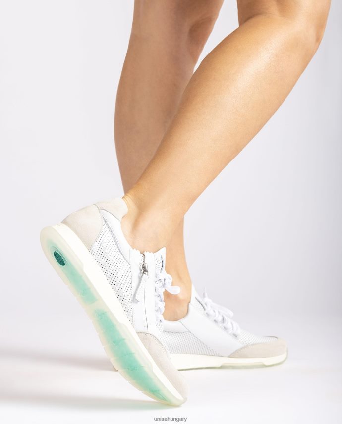 Unisa cipzáras tornacipő nők J4PJX0687 fehér
