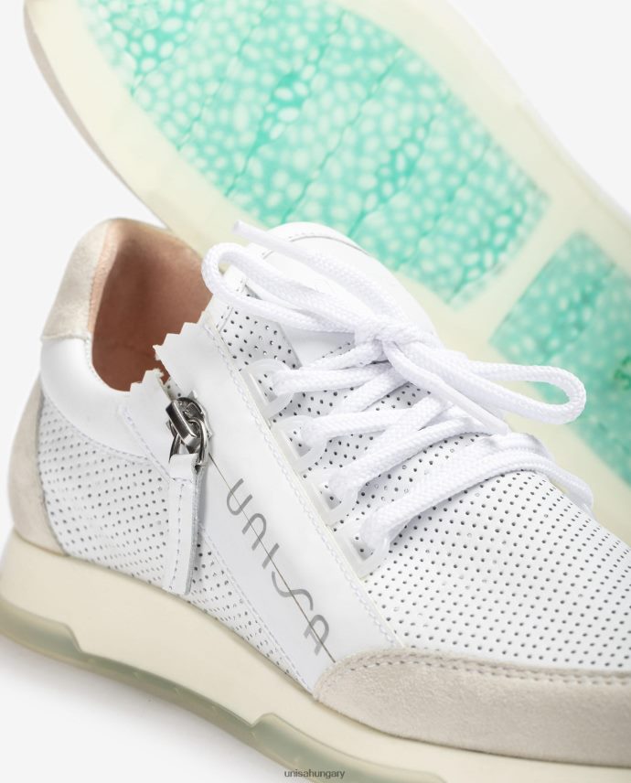 Unisa cipzáras tornacipő nők J4PJX0687 fehér