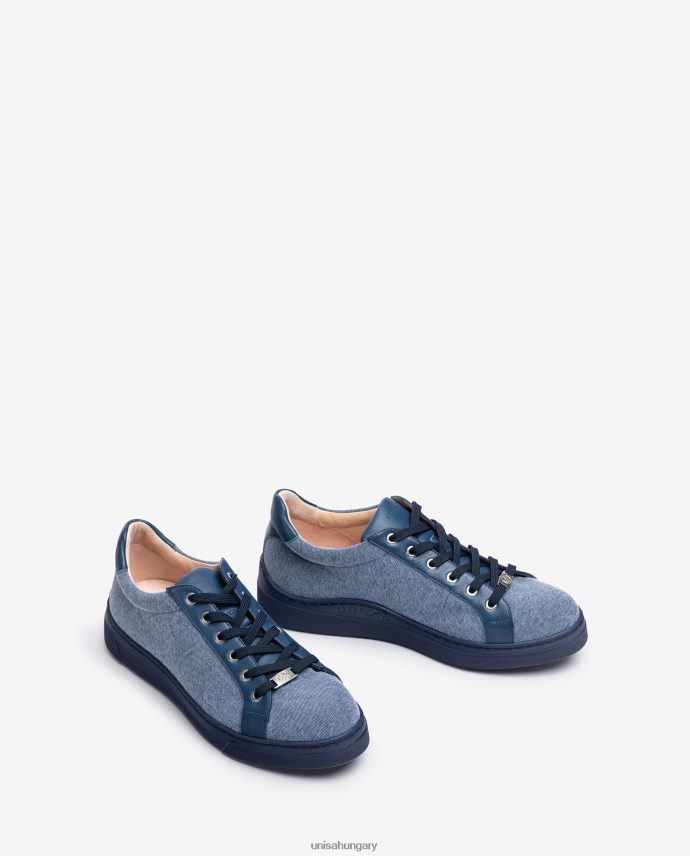 Unisa újrahasznosított anyagból készült tornacipő nők J4PJX0681 kék