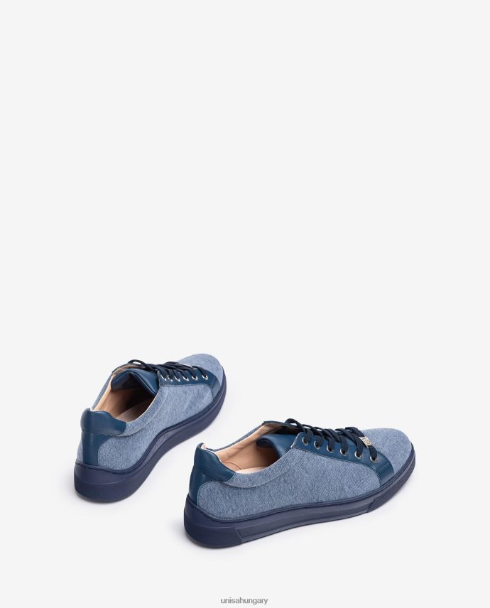 Unisa újrahasznosított anyagból készült tornacipő nők J4PJX0681 kék