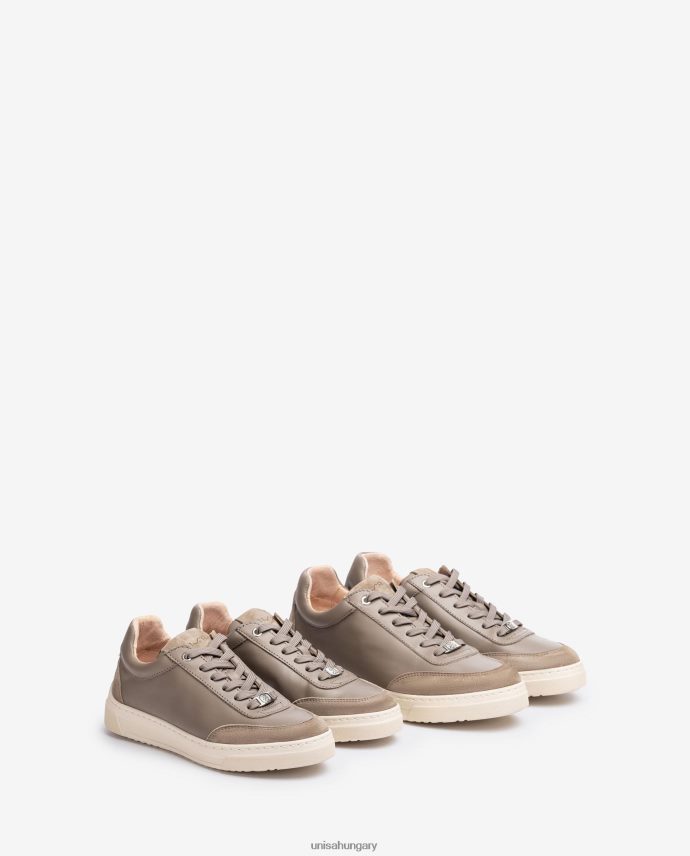 Unisa kontrasztos orrú és sarkú tornacipő nők J4PJX01240 barna