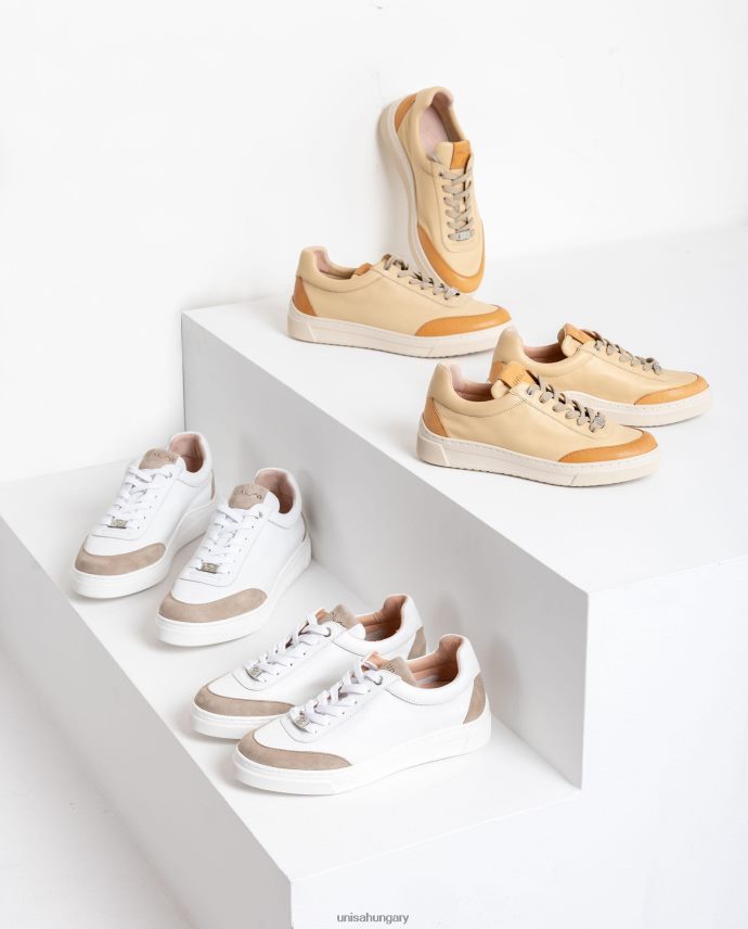 Unisa kontrasztos orrú és sarkú tornacipő nők J4PJX0680 kecses