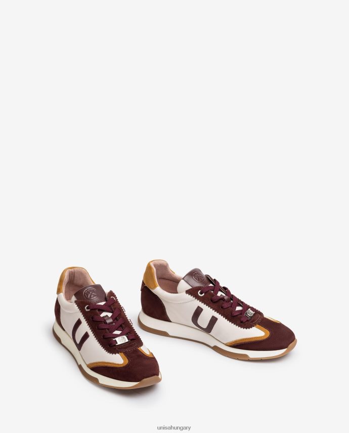 Unisa kontrasztos szuperlágy sportcipő nők J4PJX01293 piros