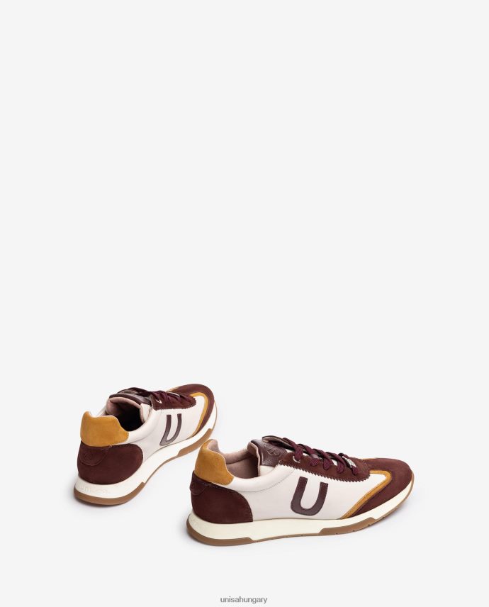 Unisa kontrasztos szuperlágy sportcipő nők J4PJX01293 piros