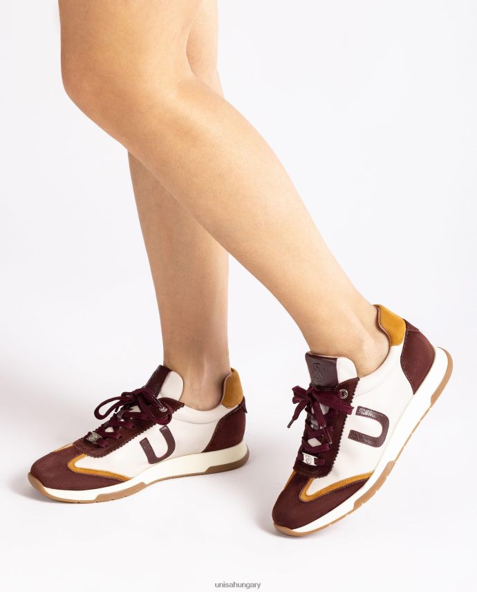 Unisa kontrasztos szuperlágy sportcipő nők J4PJX01293 piros