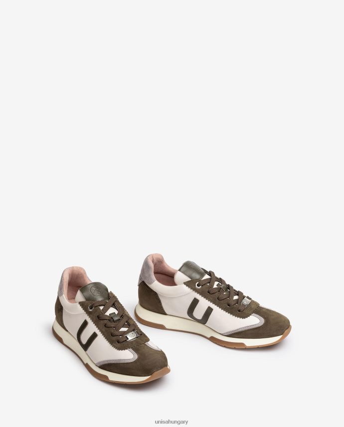 Unisa kontrasztos szuperlágy sportcipő nők J4PJX01294 fehér