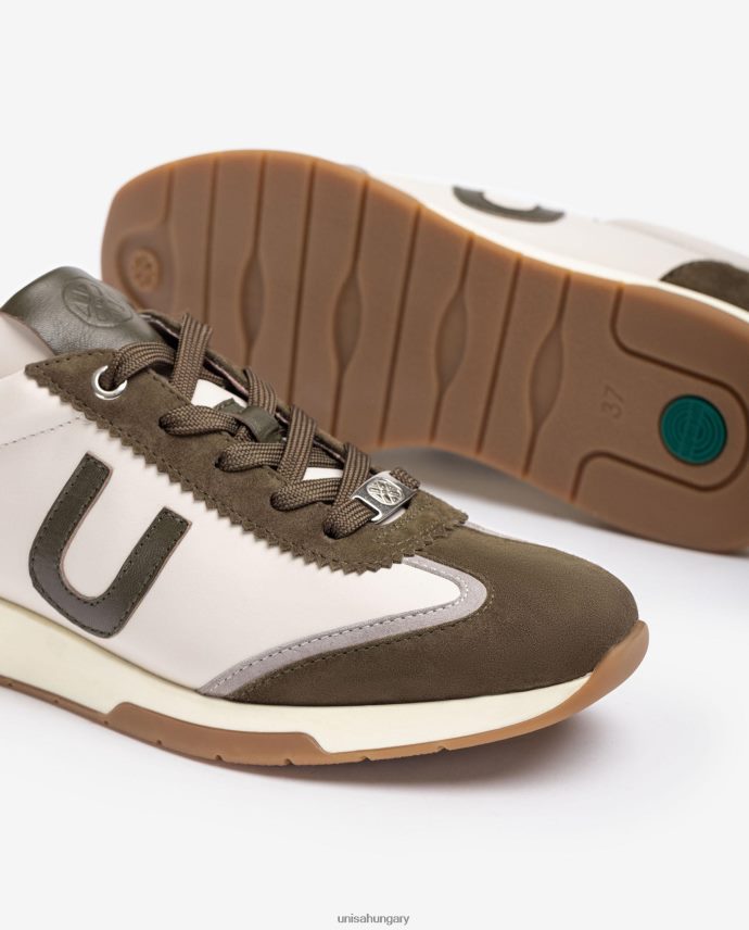 Unisa kontrasztos szuperlágy sportcipő nők J4PJX01294 fehér