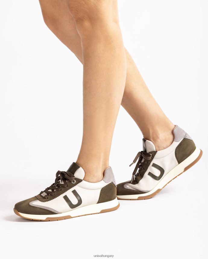 Unisa kontrasztos szuperlágy sportcipő nők J4PJX01294 fehér