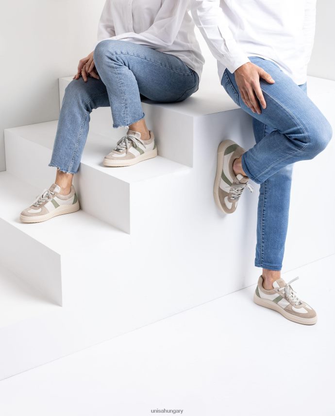 Unisa kontrasztos tornacipők nők J4PJX0684 fehér