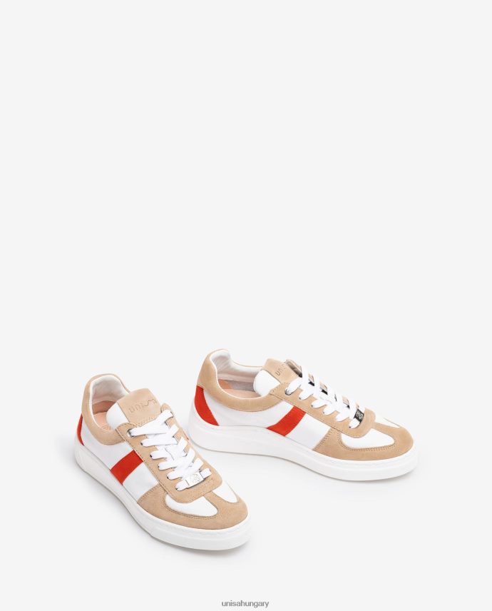 Unisa kontrasztos tornacipők nők J4PJX0685 fehér