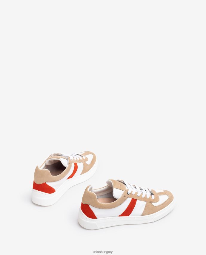 Unisa kontrasztos tornacipők nők J4PJX0685 fehér