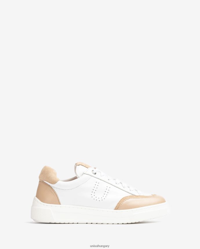 Unisa tornacipő kontrasztos orrral és sarokkal nők J4PJX0649 fehér