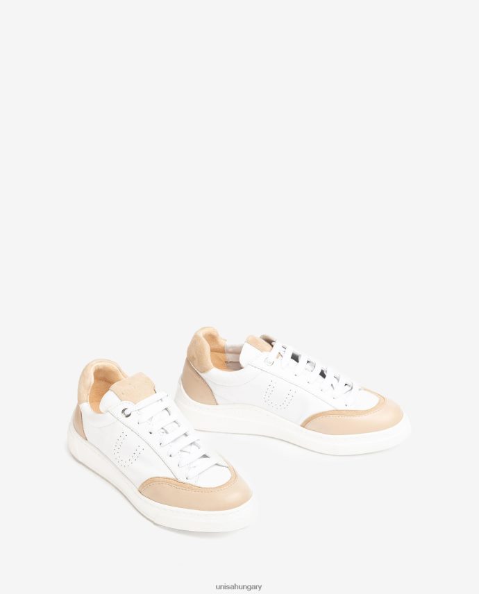 Unisa tornacipő kontrasztos orrral és sarokkal nők J4PJX0649 fehér