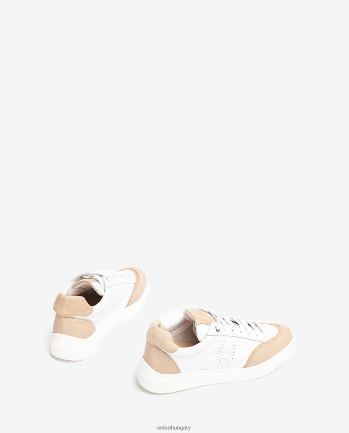 Unisa tornacipő kontrasztos orrral és sarokkal nők J4PJX0649 fehér