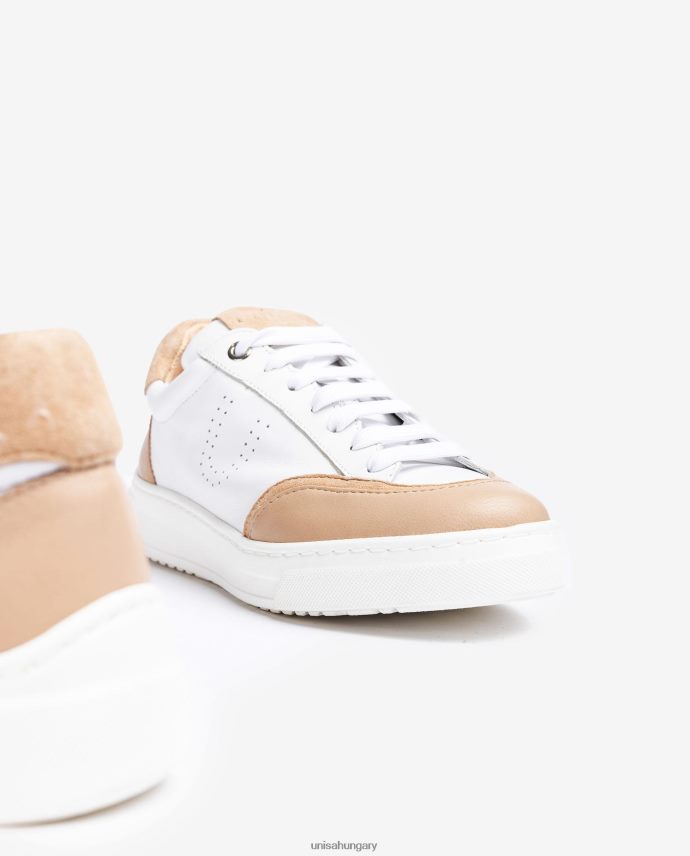 Unisa tornacipő kontrasztos orrral és sarokkal nők J4PJX0649 fehér