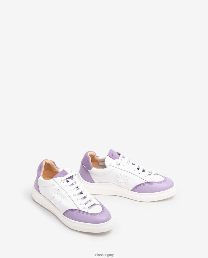 Unisa tornacipő kontrasztos orrral és sarokkal nők J4PJX0651 fehér