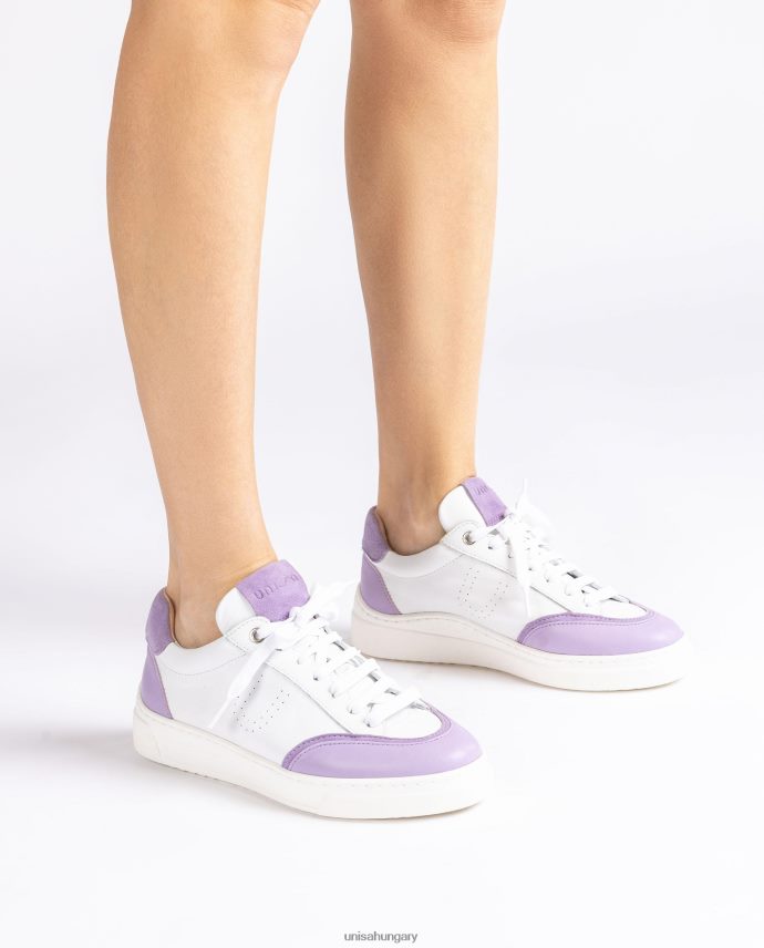 Unisa tornacipő kontrasztos orrral és sarokkal nők J4PJX0651 fehér