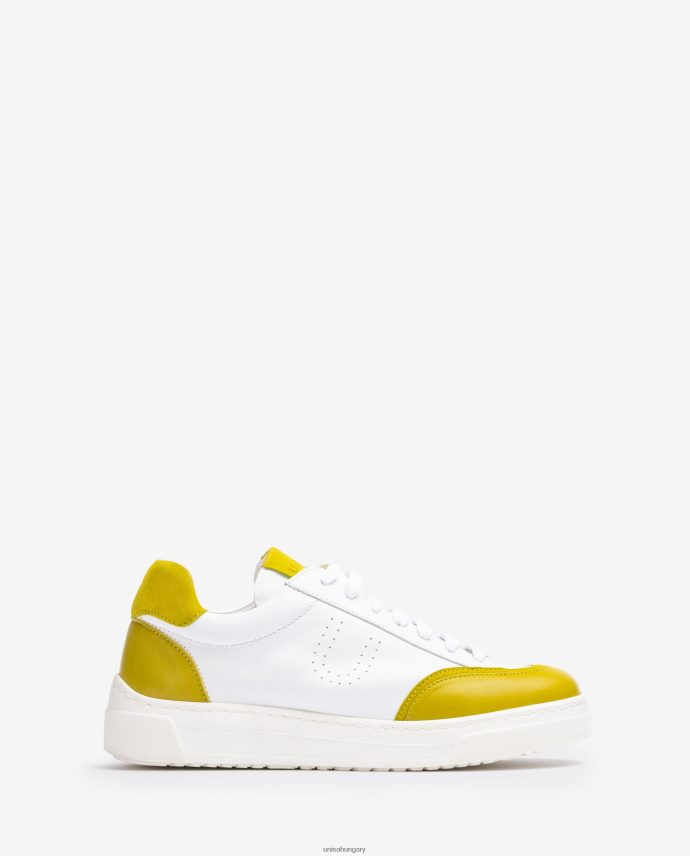 Unisa tornacipő kontrasztos orrral és sarokkal nők J4PJX0652 fehér