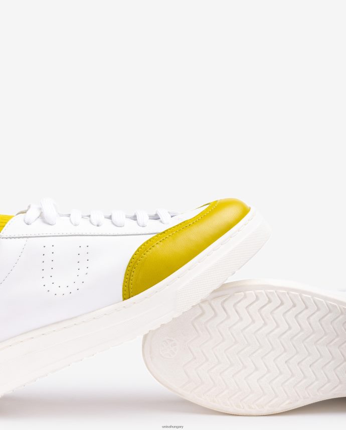 Unisa tornacipő kontrasztos orrral és sarokkal nők J4PJX0652 fehér