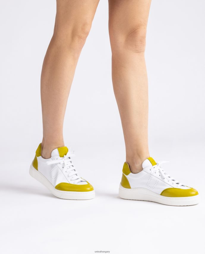 Unisa tornacipő kontrasztos orrral és sarokkal nők J4PJX0652 fehér