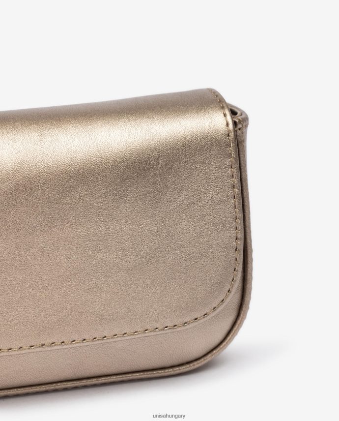 Unisa fém hatású bőr parti kézitáska nők J4PJX01207 bronz