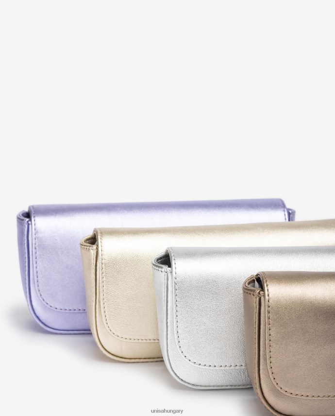 Unisa fém hatású bőr parti kézitáska nők J4PJX01207 bronz