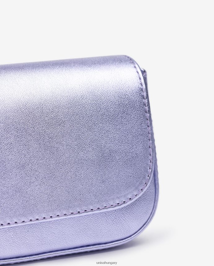 Unisa fém hatású bőr parti kézitáska nők J4PJX01208 lila