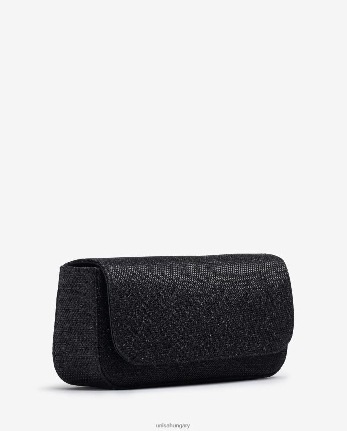 Unisa fényes anyagból készült parti kézitáska nők J4PJX01201 fekete