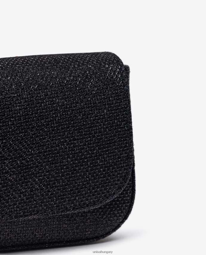 Unisa fényes anyagból készült parti kézitáska nők J4PJX01201 fekete