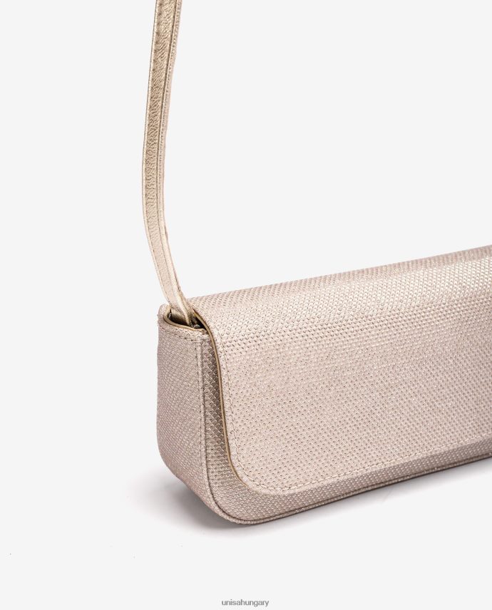 Unisa fényes anyagból készült parti kézitáska nők J4PJX01202 Arany