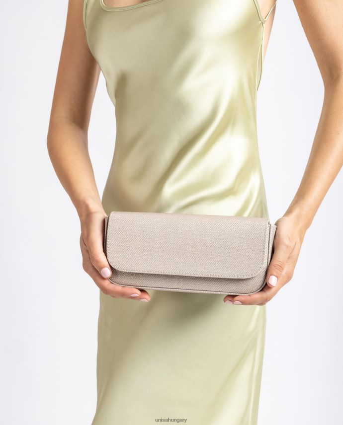 Unisa fényes anyagból készült parti kézitáska nők J4PJX01202 Arany